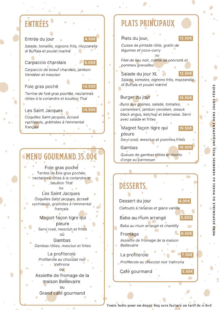 Marmite et Bouchons - Menu Image 1