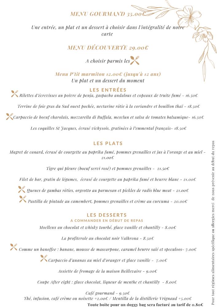 Marmite et Bouchons - Menu Image 2